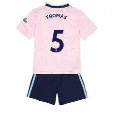 Arsenal Thomas Partey #5 Tredjedraktsett Barn 2022-23 Kortermet (+ korte bukser)